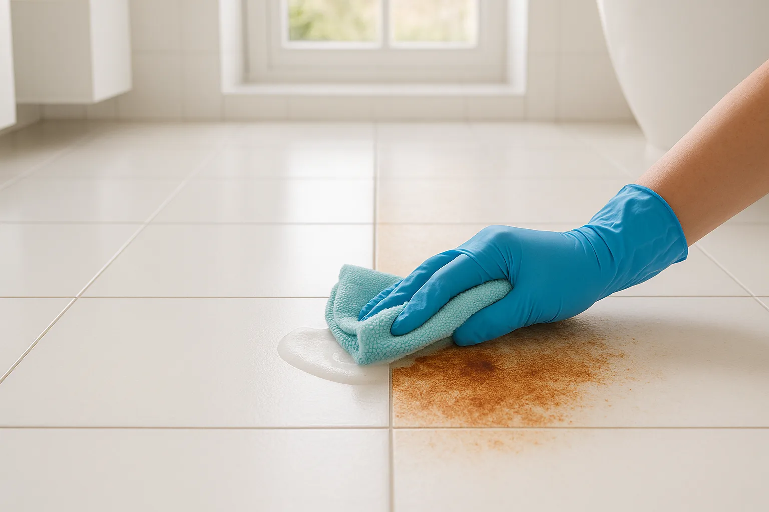 צוות ניקוי קרמיקה מקצועי - הסרת כתמים וחלודה מאריחים