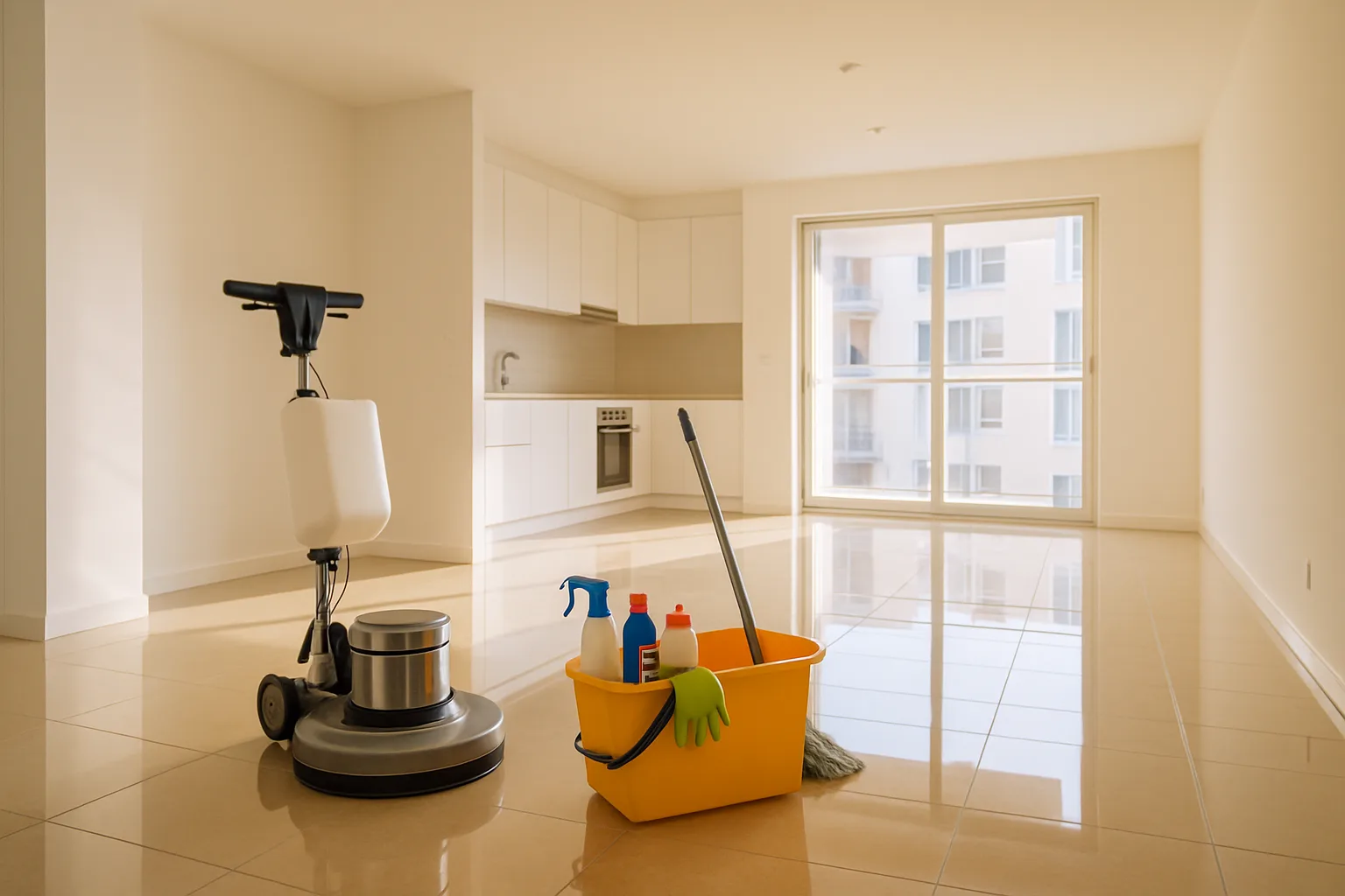 ניקיון דירה חדשה מקבלן - צוות מקצועי של טופ פוליש